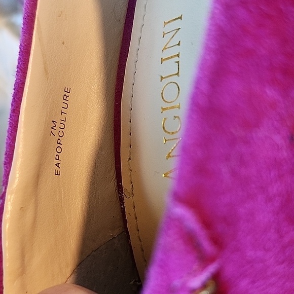 Enzo Angiolini Suede Pointy Heels Size 7 - Picture 7 of 7